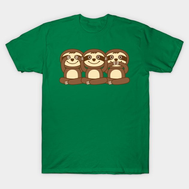 Sloths T-Shirt by Plushism